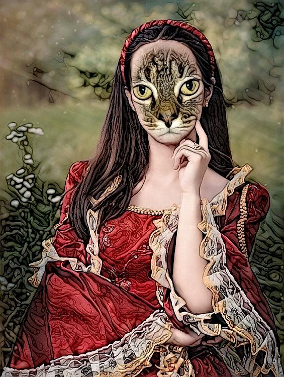 Fantasy Cat Art 11 Digital Art by Belinda Cox