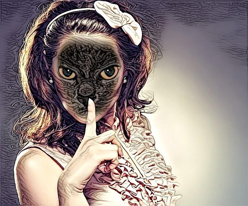 Fantasy Cat Art 17 Digital Art by Belinda Cox