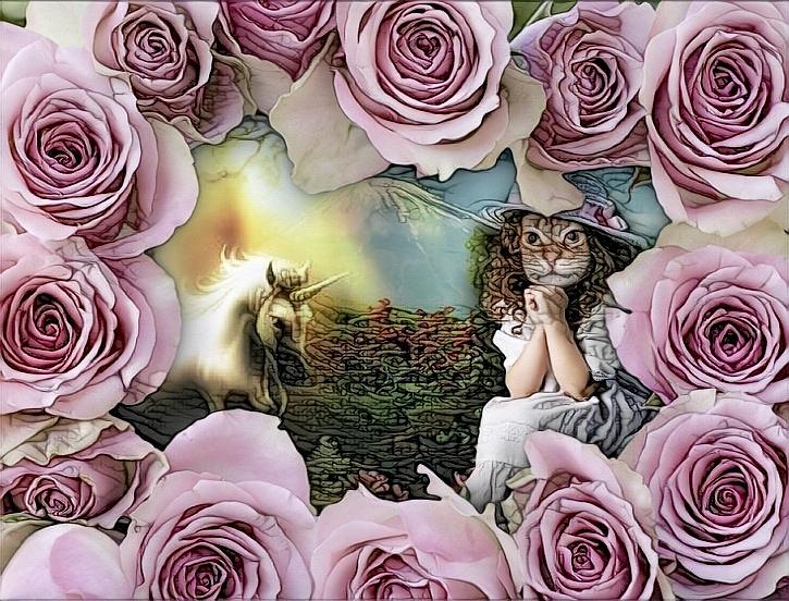 Fantasy Cat Art 25 Digital Art by Artful Oasis