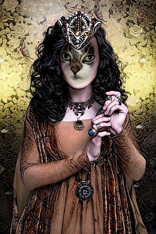 Fantasy Cat Art 29 Digital Art by Artful Oasis