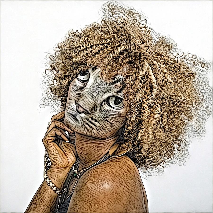 Fantasy Cat Art 46 Digital Art by Artful Oasis