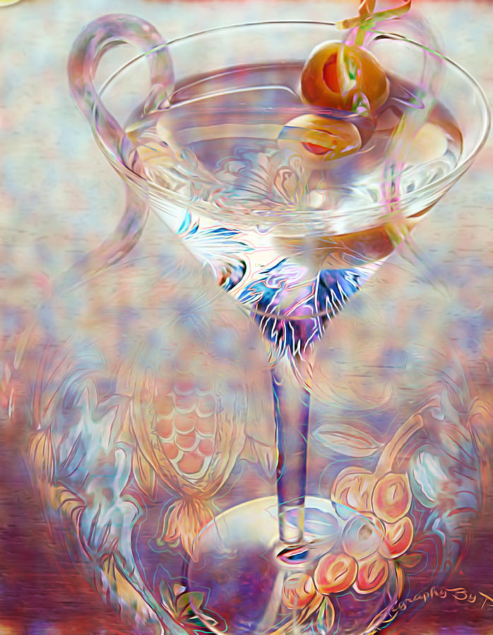 Fantasy Cocktail  Digital Art by Pamela Smale Williams
