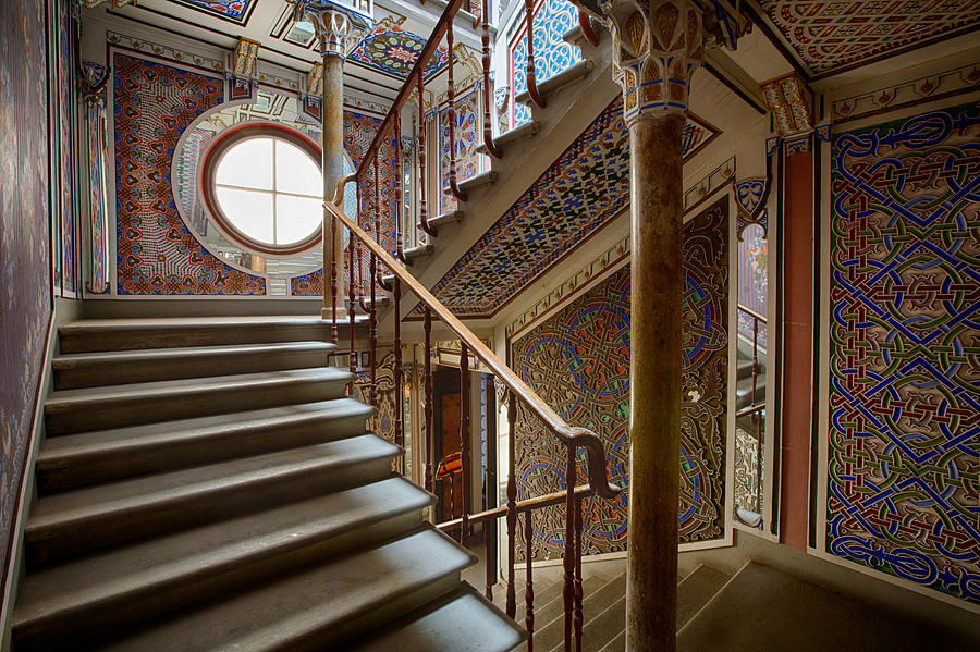 Fantasy fairytale palace - the stairs Photograph by Dirk Ercken