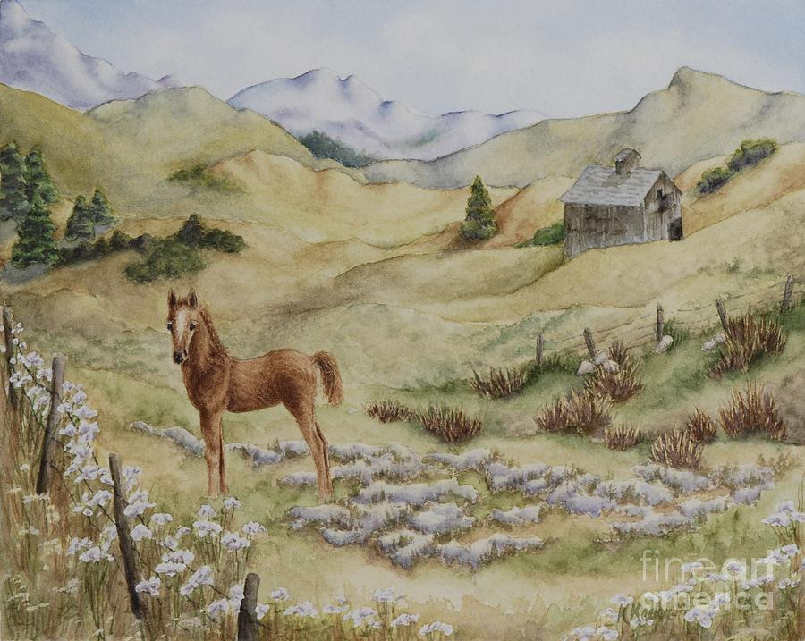 Colorado Painting - Fantasy Field by Kathleen Keller Colorado Painting - Fantasy Field by Kathleen Keller