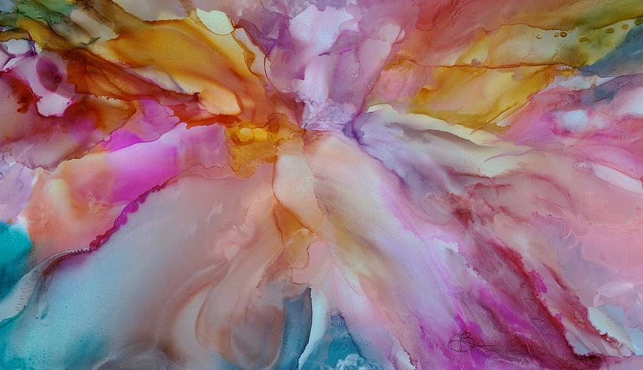 Fantasy Floral Painting by Cheryl Balun - Fine Art America