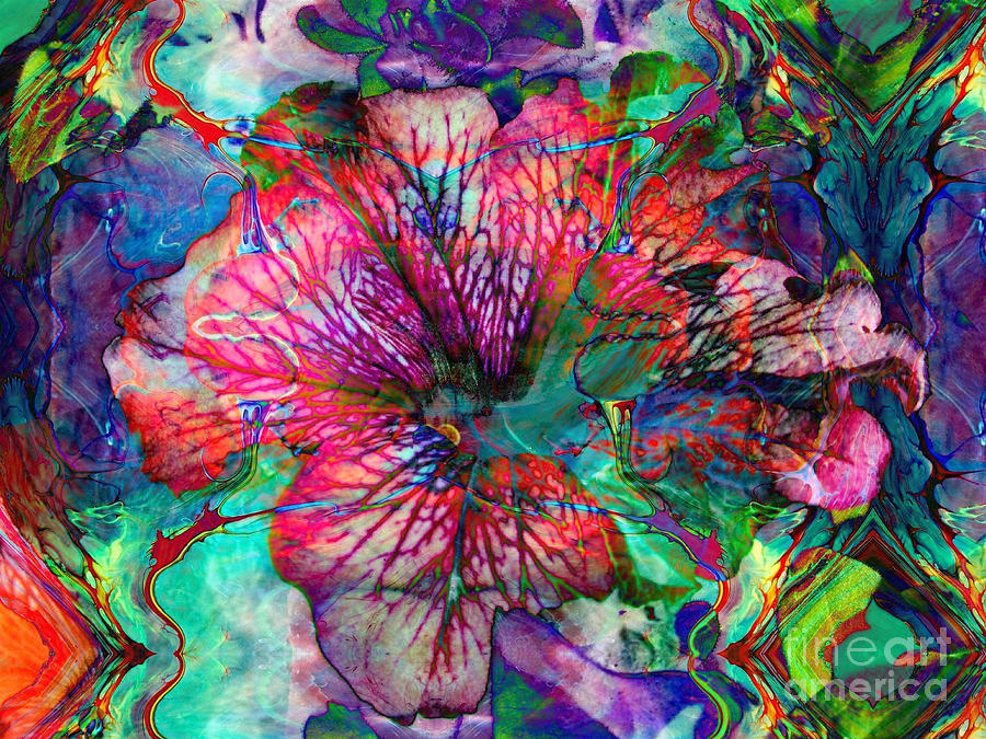 Fantasy Flower Abstract Photograph by Hao Aiken