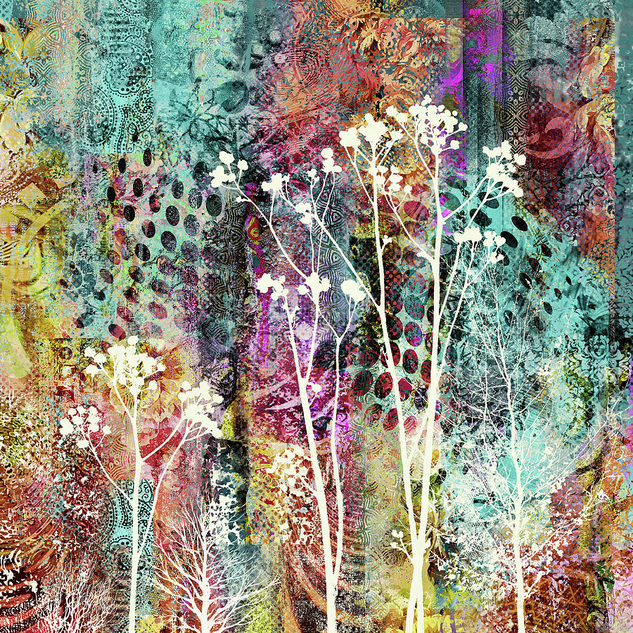 Fantasy Forest  Digital Art by Grace Iradian