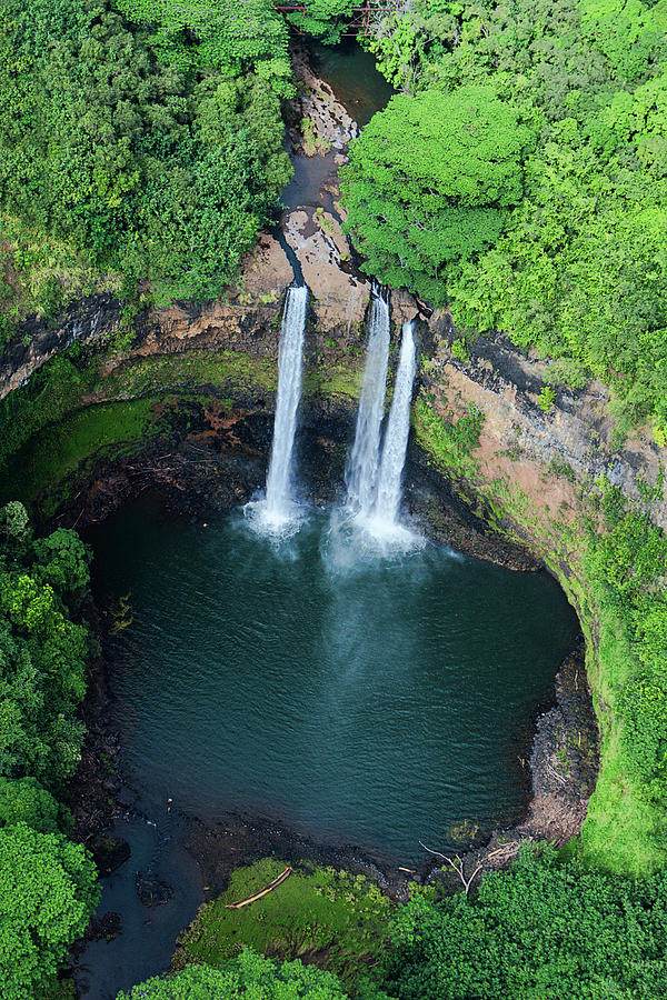 Fantasy Island Waterfall Photograph by Bud Bartnik