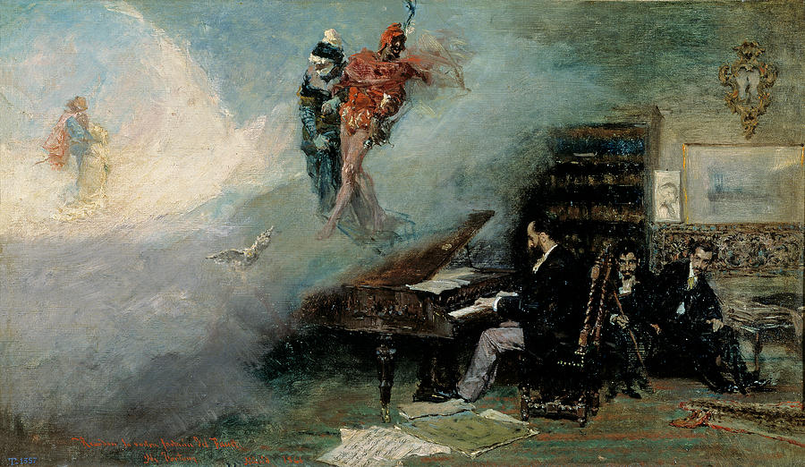 Fantasy on Faust Painting by Mariano Fortuny