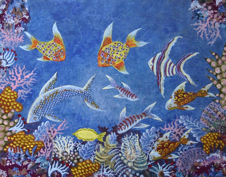 Fantasy Reef Mixed Media by Bob Craig - Fine Art America