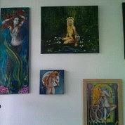 Fantasy Show Painting by Korri Myers Fantasy Show Painting by Korri Myers