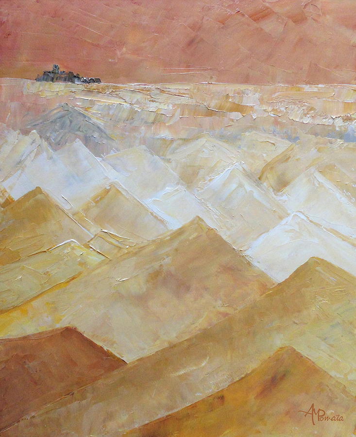 Landscape Painting - Faraway Horizon by Angeles M Pomata
