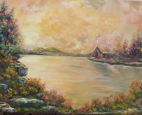 Faraway Painting by Najlaa Mahmoud Faraway Painting by Najlaa Mahmoud