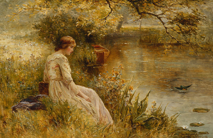 Faraway Thoughts Painting by Ernest Walbourn - Fine Art America