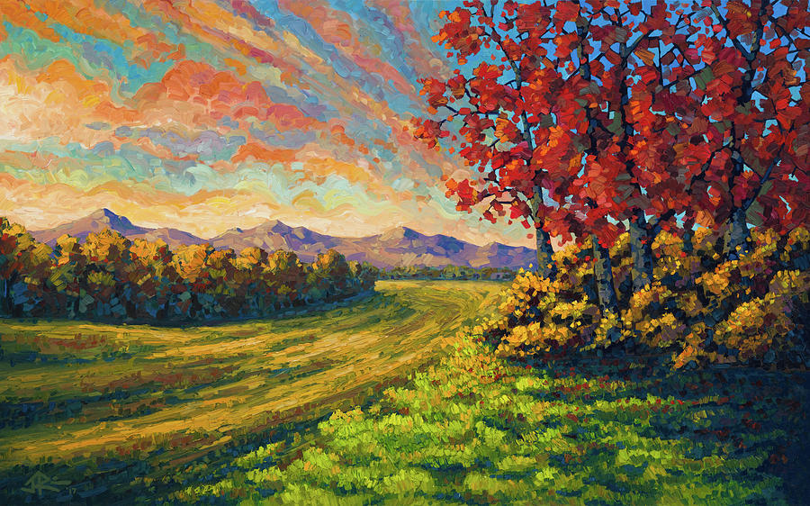 Farewell Autumn Painting by Joe Reimer