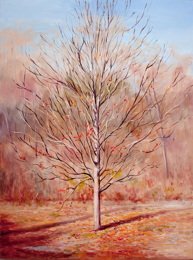 Farewell to Autumn Painting by Glenda Cason