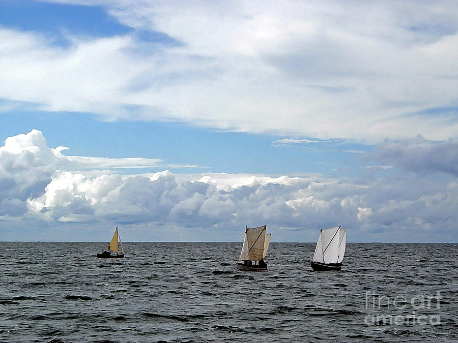 Farfar sailing Photograph by Elaine Berger