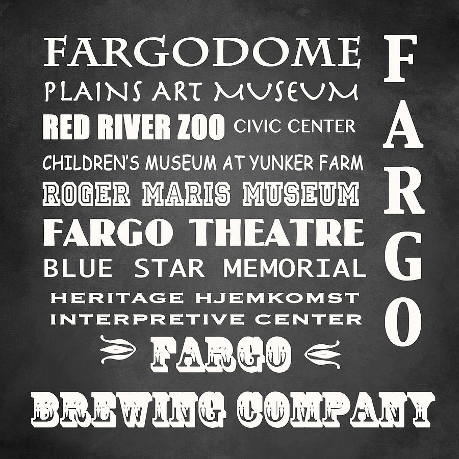 Fargo Famous Landmarks Digital Art by Patricia Lintner
