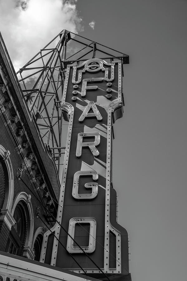 Fargo ND Theater Sign Photograph by John McGraw
