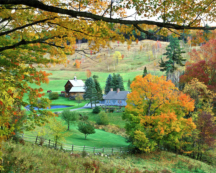 Farm and Fence Vermont Photograph by Joe Palermo | Fine Art America