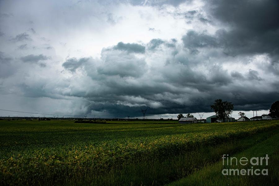 Farm clouds Photograph by David Bearden