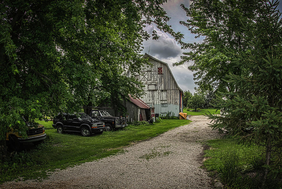 Farm Drive Photograph by Ray Congrove