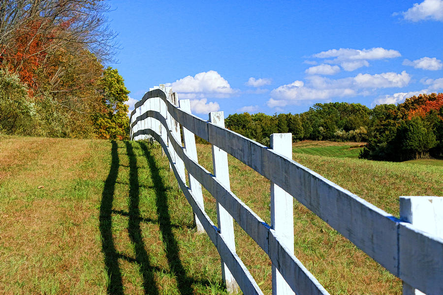 Farm Fence Photograph by Allen Beatty