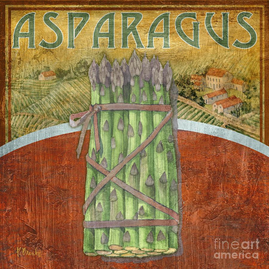 Asparagus Painting - Farm Fresh Asparagus by Paul Brent