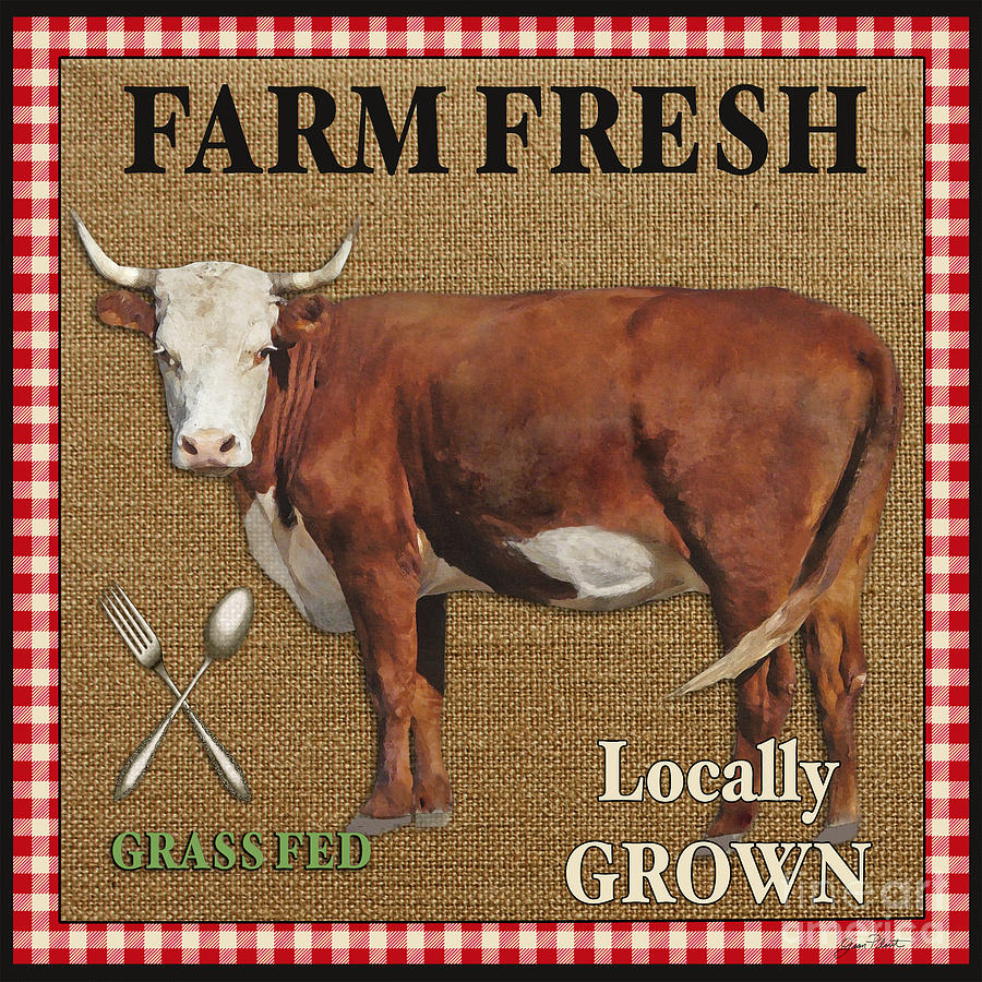 Farm Fresh-JP2383 Painting by Jean Plout