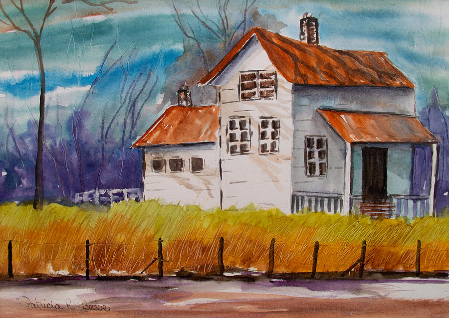 Farm House Painting by Patricia Beebe