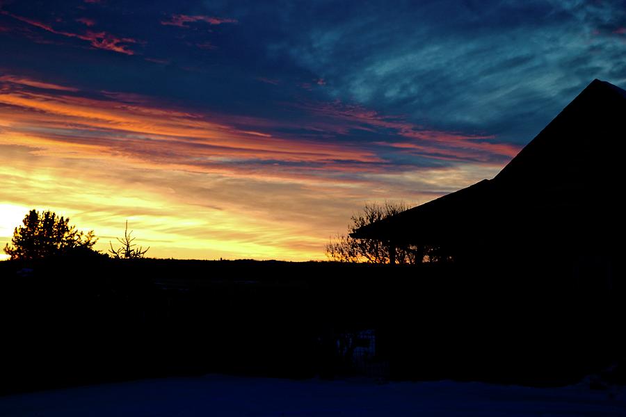 Farm House Sunset Photograph by Brian Sereda