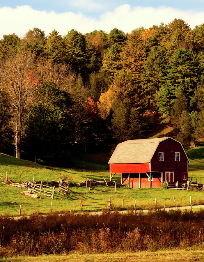 Farm In Autumn Photograph by Mountain Dreams