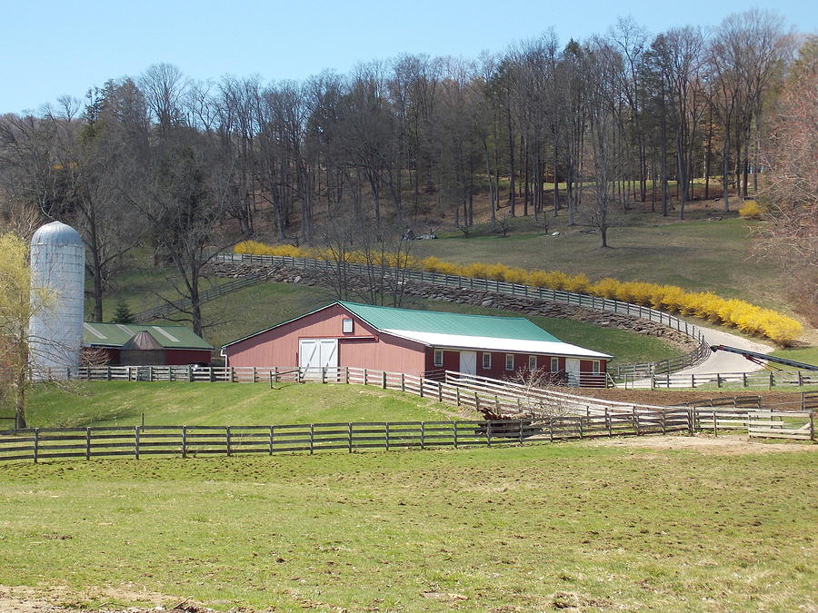 Farm in Canaan Connecticut Photograph by Catherine Gagne