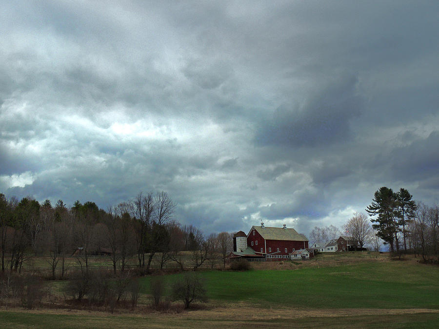 Farm in Vermont Photograph by Nancy Griswold