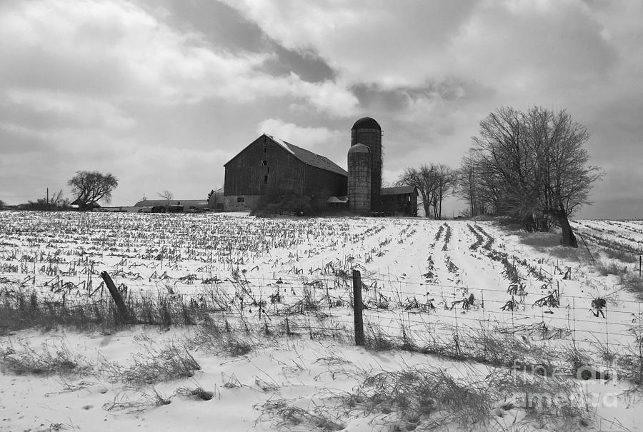 Farm on Hill Photograph by Anthony Djordjevic - Pixels