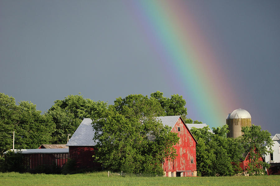 Farm Rainbow Photograph by Brook Burling