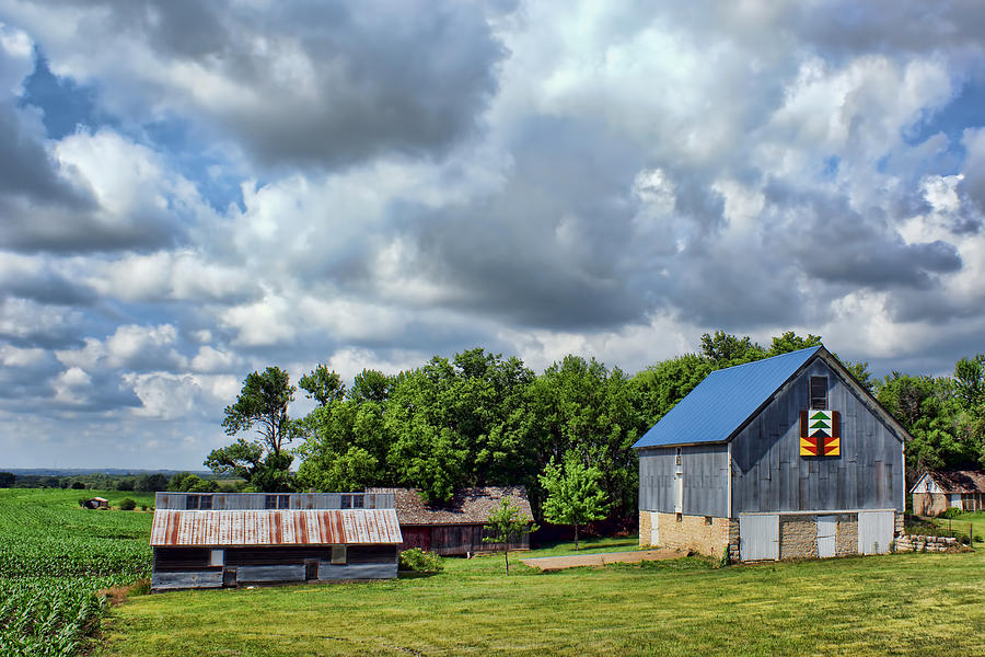 Farm Photograph - Farm Scene - Barns - Nebraska by Nikolyn McDonald