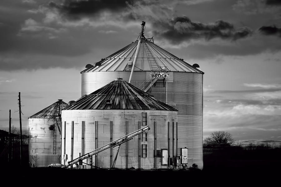 Farm Storage Silos Photograph by Theresa Campbell