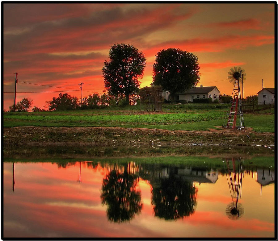 Farm Sunset Photograph by Farol Tomson