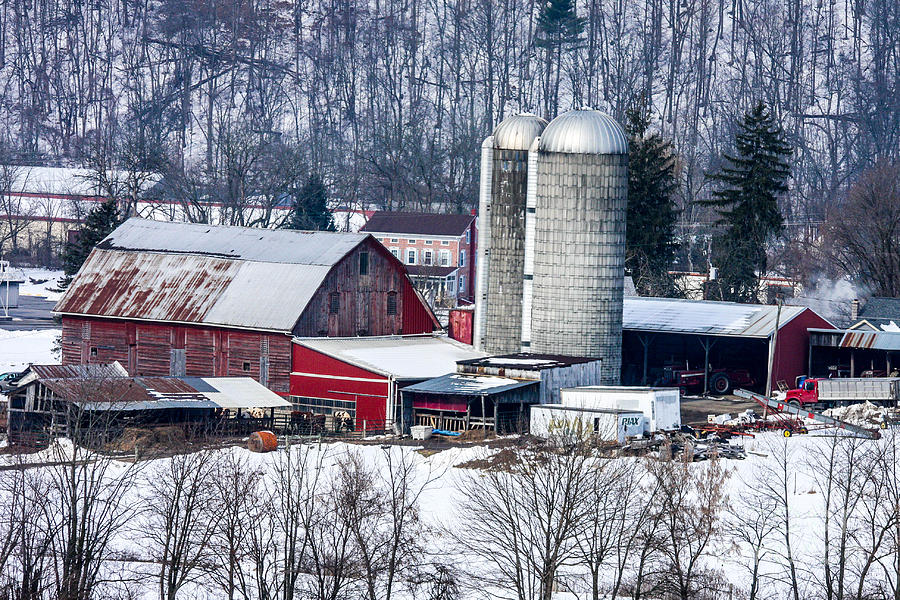 Farm Town In Beavertown Pa Photograph by William Rogers