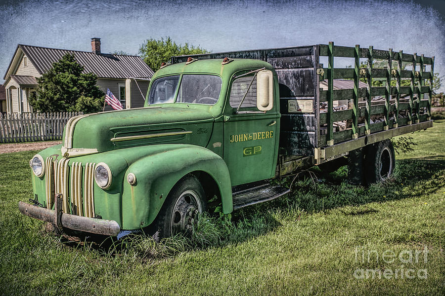 Vintage Photograph - Farm Truck by Lynn Sprowl