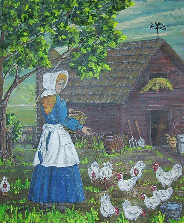 Farm Work I Painting by Phyllis Mae Richardson Fisher | Fine Art America