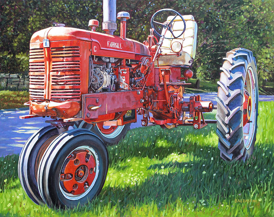 Farmall C Painting by Paul Baldassini