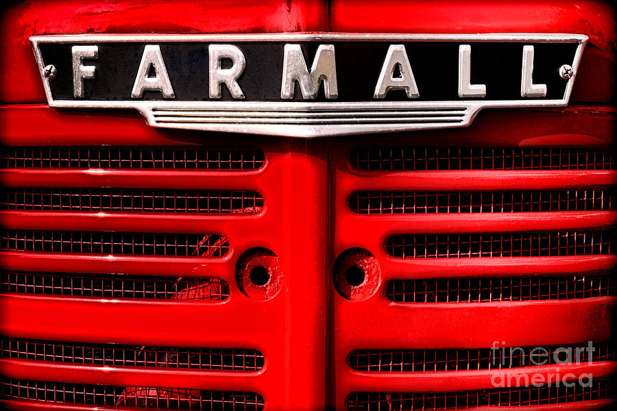 Farmall Grille Photograph by Olivier Le Queinec