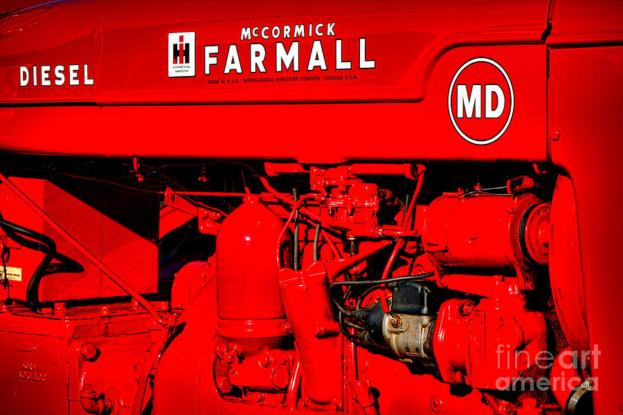 Farmall MD Photograph by Olivier Le Queinec