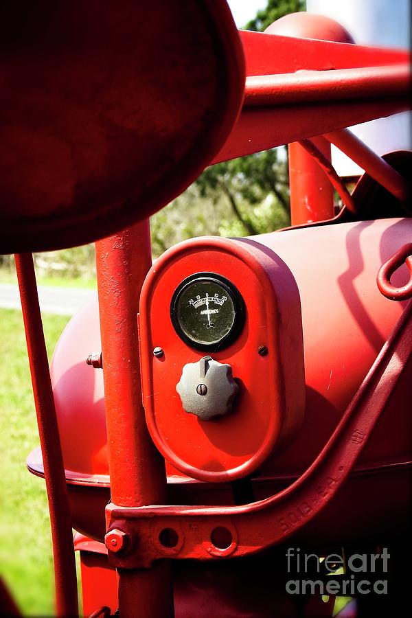 Farmall Tractor - Crank Up those amps #778 Photograph by Ella Kaye Dickey