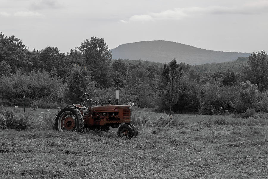Farmall Tractor - Dedham Maine Photograph by Kirkodd Photography Of New England