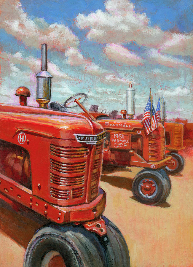Farmall Tractor by Lesley Spanos Farmall Tractor by Lesley Spanos