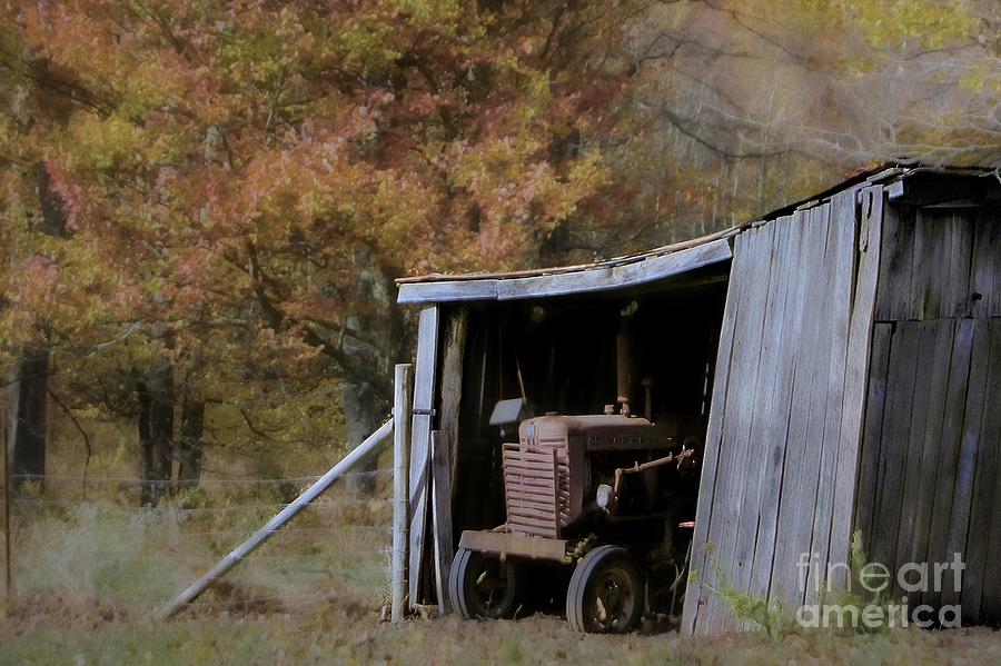 Farmall Tucked Away Photograph by Benanne Stiens