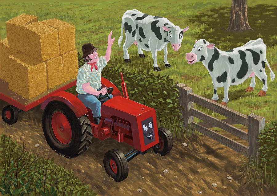 Ферма аватарка. Фермер на тракторе. Фермерский трактор. Ферма с трактором и животными. На ферме. Тракторы.